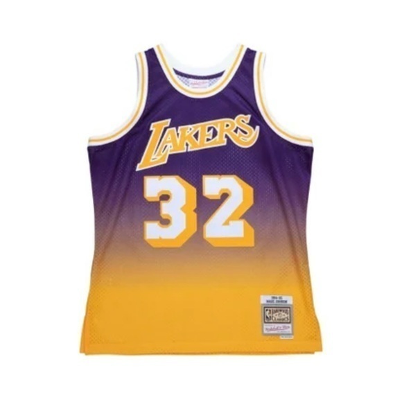 NWT. MITCHELL & NESS Fadeaway Swingman Crew Neck Jersey - Picture 1 of 6